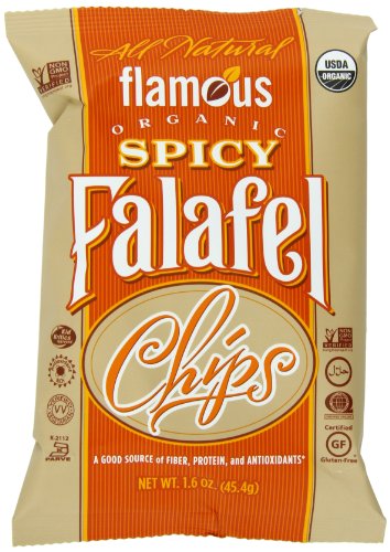 Algopix Similar Product 3 - Flamous Spicy Falafel Chips 16 Ounce