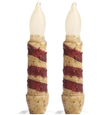 Algopix Similar Product 7 - Set of 2 Primitive Grubby Candy Cane