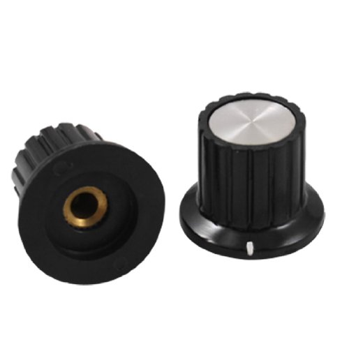 Algopix Similar Product 19 - uxcell 2 Pcs Black Ribbed Grip 4mm