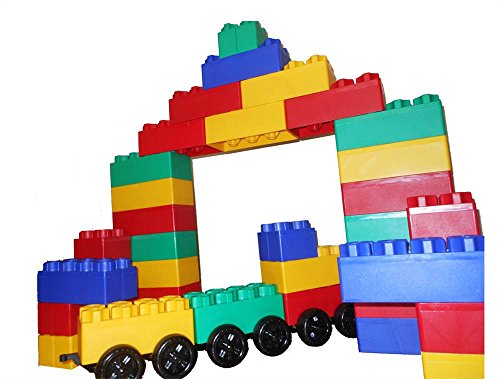 Algopix Similar Product 12 - Kids Adventure Jumbo Blocks with Wheels