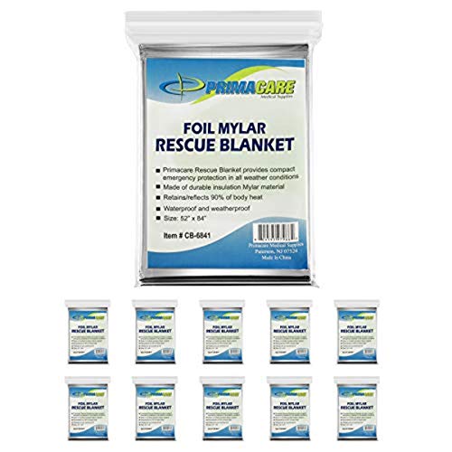 Algopix Similar Product 17 - Primacare HB10 Emergency Mylar Thermal