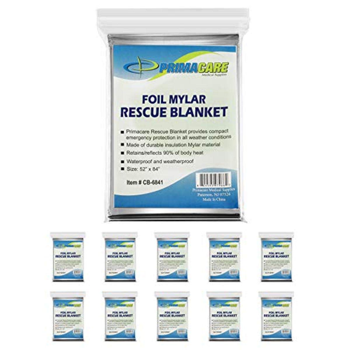 Algopix Similar Product 6 - Primacare HB10 Emergency Mylar Thermal