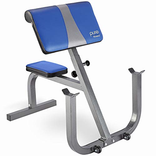 Algopix Similar Product 17 - Pure Fitness Preacher Curl Bench