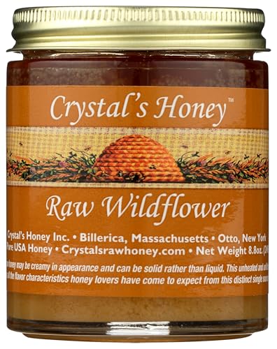 Algopix Similar Product 12 - Crystal's All Natural Raw Honey - 8.8 oz