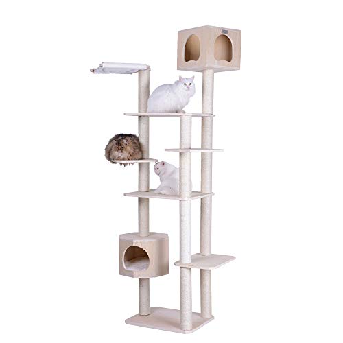 Algopix Similar Product 12 - Armarkat 89 Solid Wood Cat Tree Condo