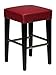 Algopix Similar Product 9 - Cortesi Home Denver Red Counter Stool