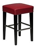 Algopix Similar Product 6 - Cortesi Home Denver Red Counter Stool