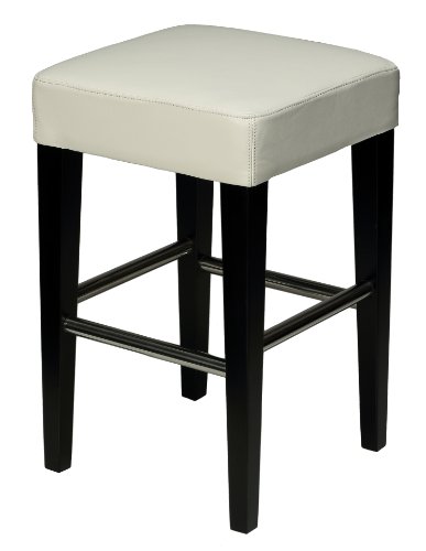 Algopix Similar Product 12 - Cortesi Home Aspen White Counter Stool