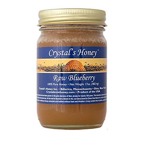 Algopix Similar Product 7 - Raw Wildflower Honey (Blueberry, 17 oz.)