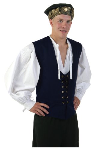 Algopix Similar Product 18 - Navy Renaissance Vest