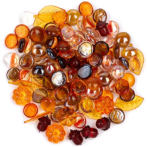 Algopix Similar Product 18 - Harvest Mix Marbles with Pumpkins