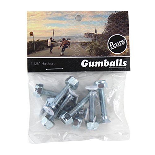 Algopix Similar Product 7 - Penny Gumball Skateboard Bolts White