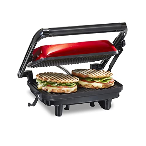 Algopix Similar Product 1 - Hamilton Beach Panini Press Sandwich