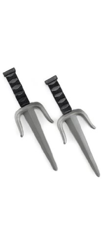 Algopix Similar Product 19 - Ninja Sais-Silver / One Size