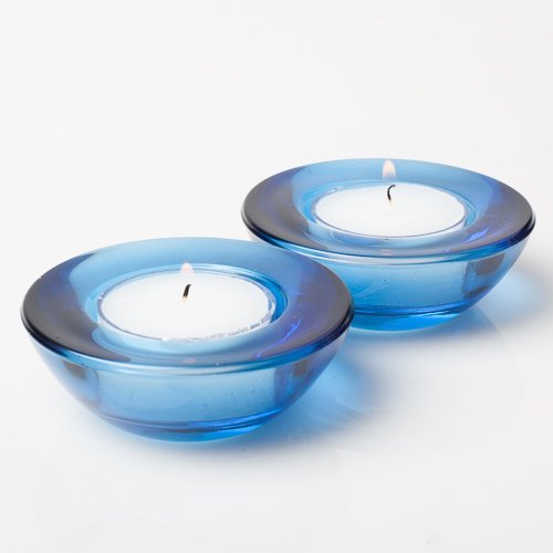 Algopix Similar Product 11 - Eastland Chunky Tealight Holder Blue
