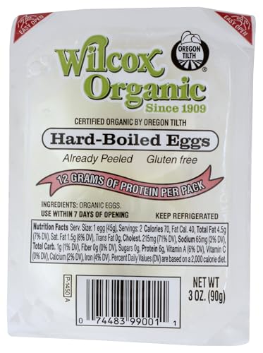 Algopix Similar Product 6 - Wilcox Organic Eggs Hard Cooked 3 Oz