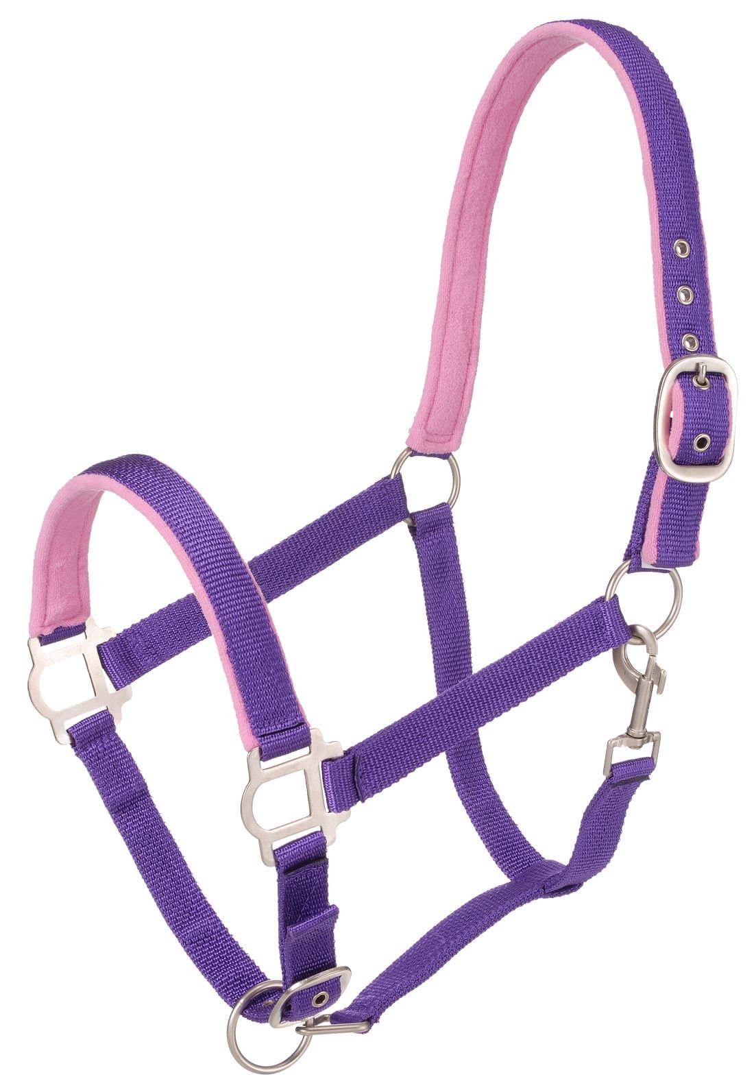 Algopix Similar Product 9 - Tough 1 Nylon Padded Halter with Satin