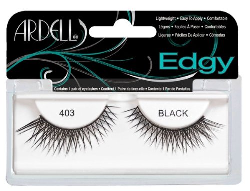 Algopix Similar Product 13 - Ardell Edgy Fake Eyelashes, 403 Black
