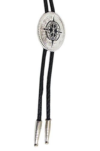 Algopix Similar Product 12 - MF Western Bolo Tie SilverBlack