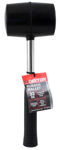 Algopix Similar Product 9 - Dekton 32oz Heavy Duty Rubber Mallet