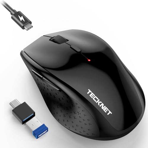 Algopix Similar Product 10 - TECKNET Wireless Mouse Jiggler USBC