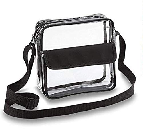 Algopix Similar Product 8 - Clear Crossbody Messenger Shoulder Bag