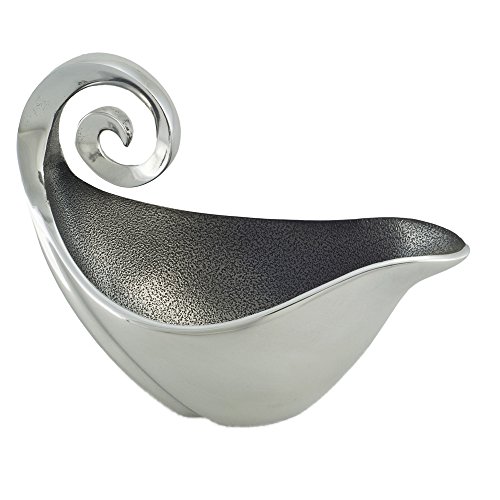 Algopix Similar Product 11 - Gaudi Inspired Organic Swirls Gravy Boat