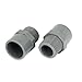 Algopix Similar Product 13 - uxcell 2pcs 34 PT Male Thread PVC