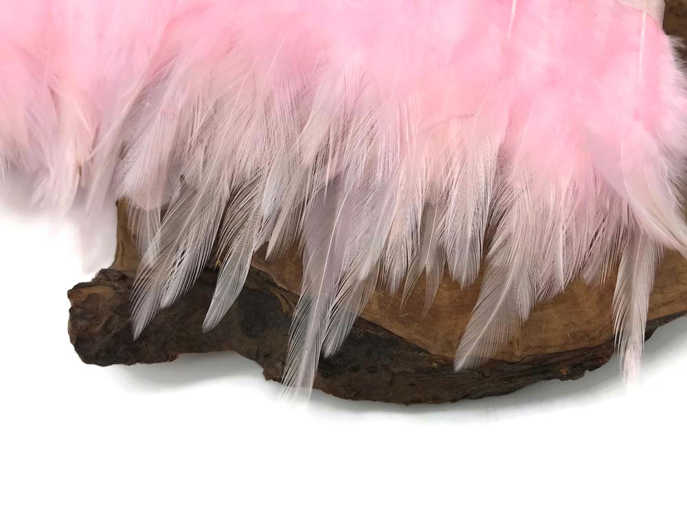 Algopix Similar Product 20 - 1 Yard  Light Pink Rooster Neck Hackle