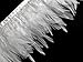 Algopix Similar Product 2 - 1 Yard White Rooster Neck Saddle