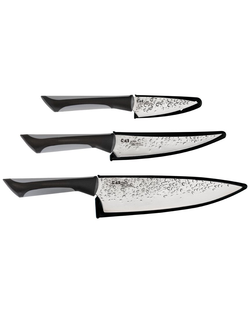 Algopix Similar Product 6 - Kai Luna 3 Piece Knife Set with Sheaths