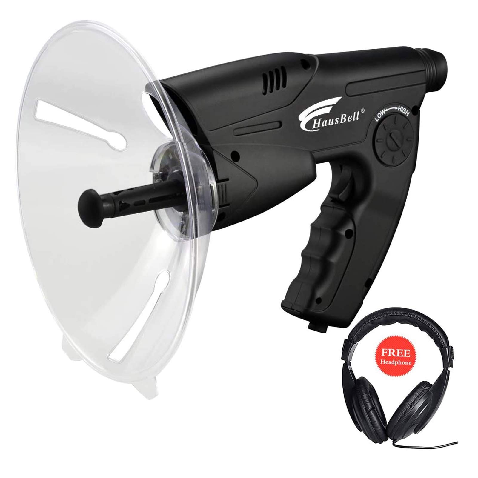 Algopix Similar Product 6 - HAUSBELL Parabolic Listening Device for
