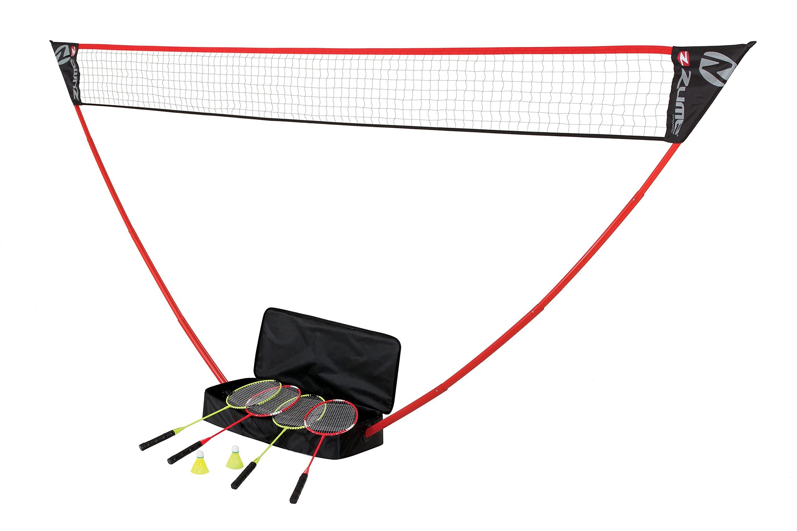 Algopix Similar Product 7 - Zume Games Portable Badminton Set with