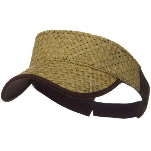 Algopix Similar Product 15 - MG Straw Trucker Visor - Natural