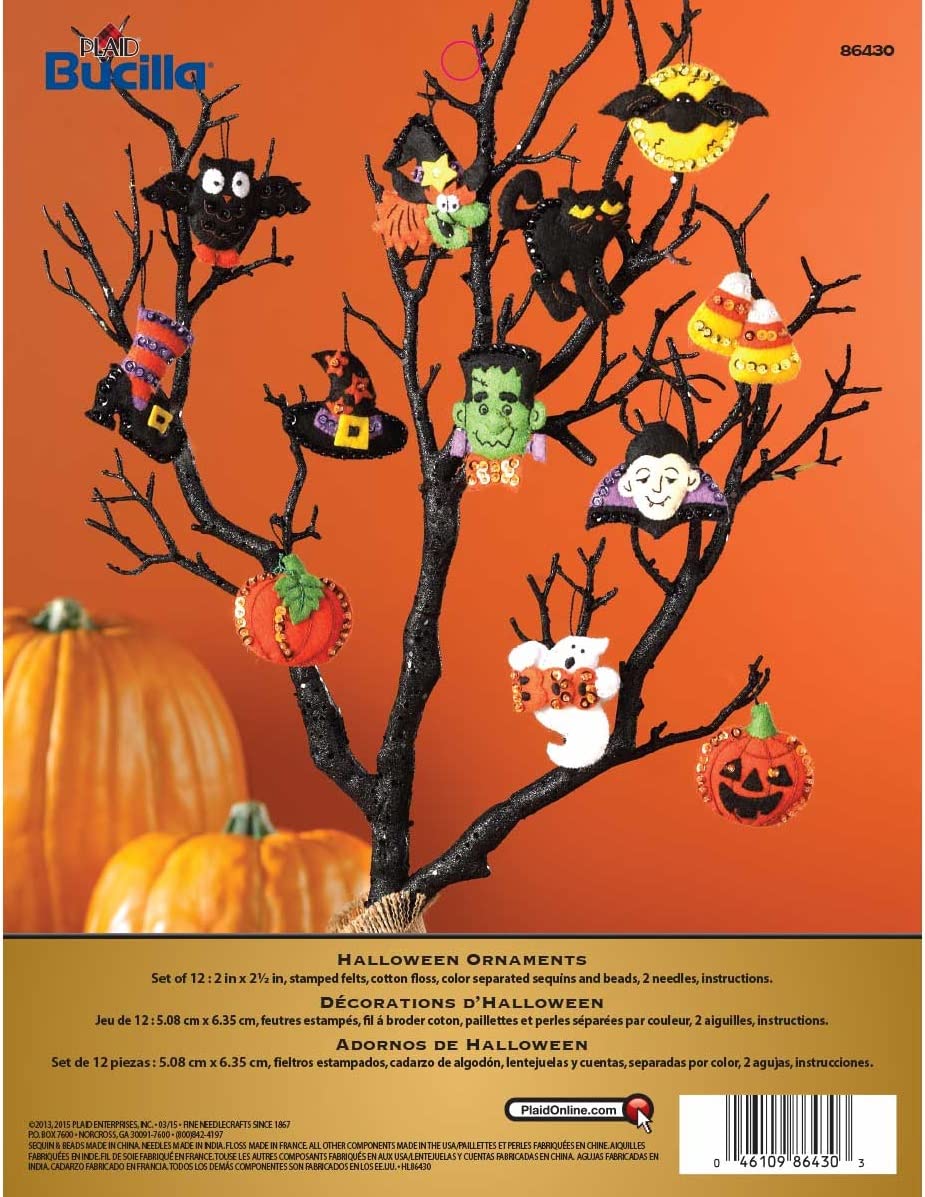 Algopix Similar Product 11 - Bucilla Halloween Felt Applique