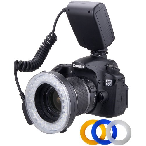 Algopix Similar Product 13 - Polaroid PLMRFS 48 Macro LED Ring Flash