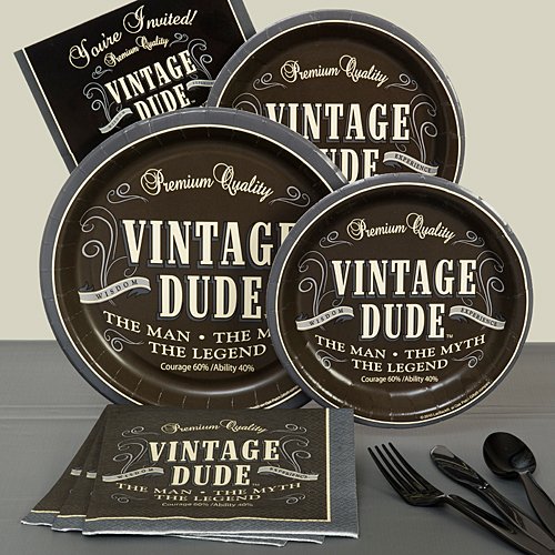 Algopix Similar Product 5 - Shindigz Vintage Dude Basic Party Pack
