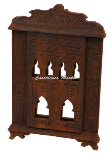 Algopix Similar Product 11 - Casablanca Market Handcarved Moroccan