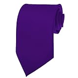 Algopix Similar Product 2 - Formal Tie Solid Dark Purple TO-31