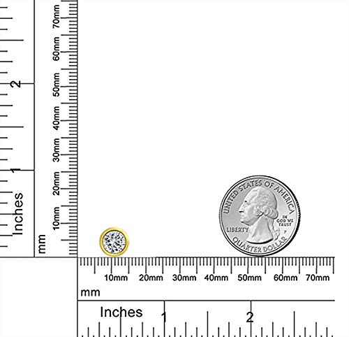 Algopix Similar Product 19 - Simple 2CT AAA CZ Bezel Round Solitaire