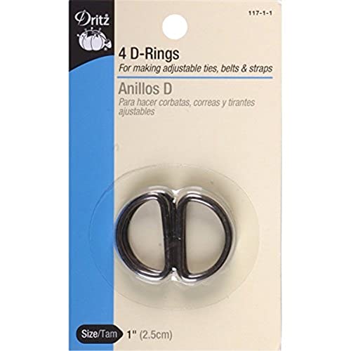 Algopix Similar Product 12 - Dritz 11711 DRings Black 1Inch