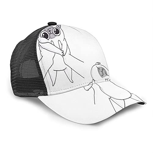 Algopix Similar Product 9 - Puppy Sleeping Art Baseball Cap for