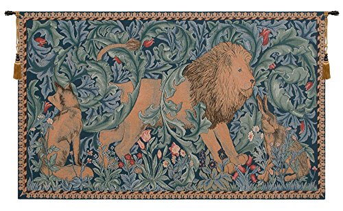 Algopix Similar Product 5 - Lion i french tapestry  48 in x 28