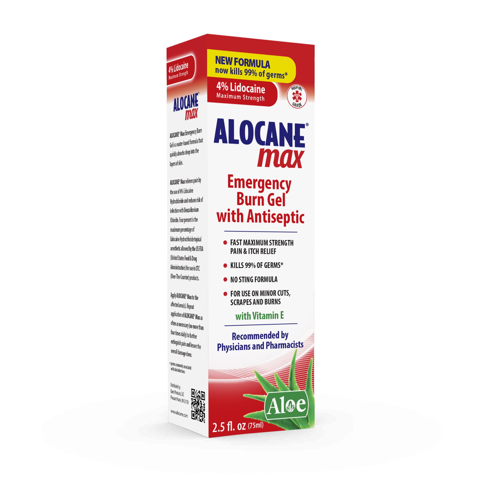 Algopix Similar Product 5 - Alocane Max Emergency Burn Gel 4