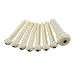 Algopix Similar Product 11 - Fender Acoustic Bridge Pins Ivory Black