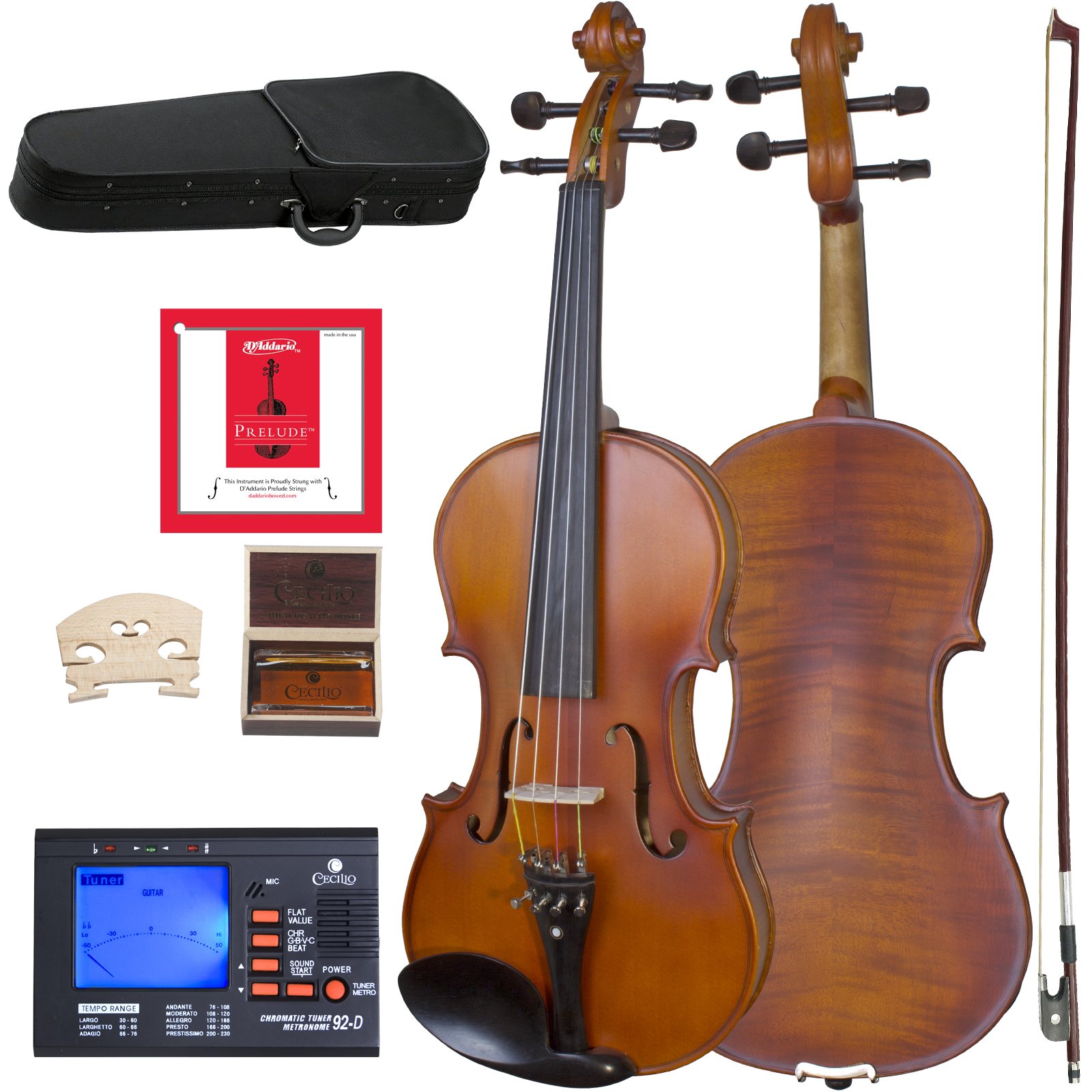 Algopix Similar Product 3 - Cecilio CVA500 Solidwood Viola 16Inch