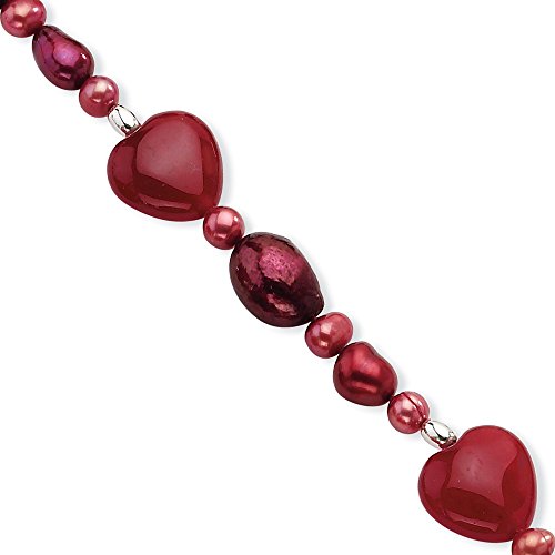 Algopix Similar Product 2 - Sterling Silver 75in Red Gemstone