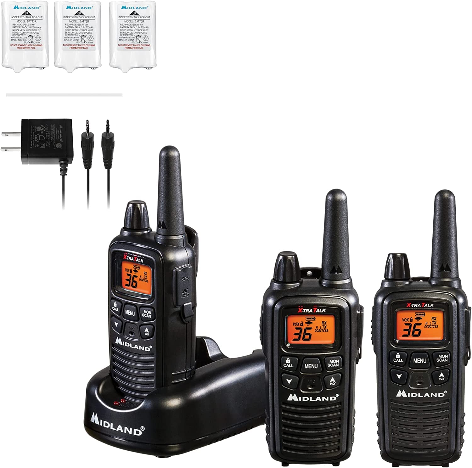 Algopix Similar Product 12 - Midland  LXT600VP3 Long Range Walkie