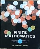 Algopix Similar Product 15 - Finite Mathematics Third Custom for