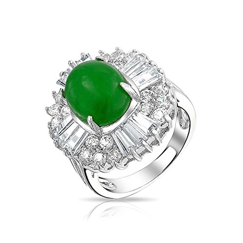 Algopix Similar Product 5 - Bling Jewelry Asian Style Oval Green